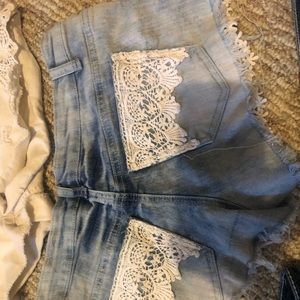Rue21 lace pocket shorts